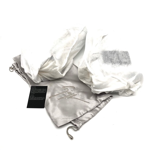 Giuseppe Zanotti Metallic Silver High Tops - NWT - Picture 8 of 9